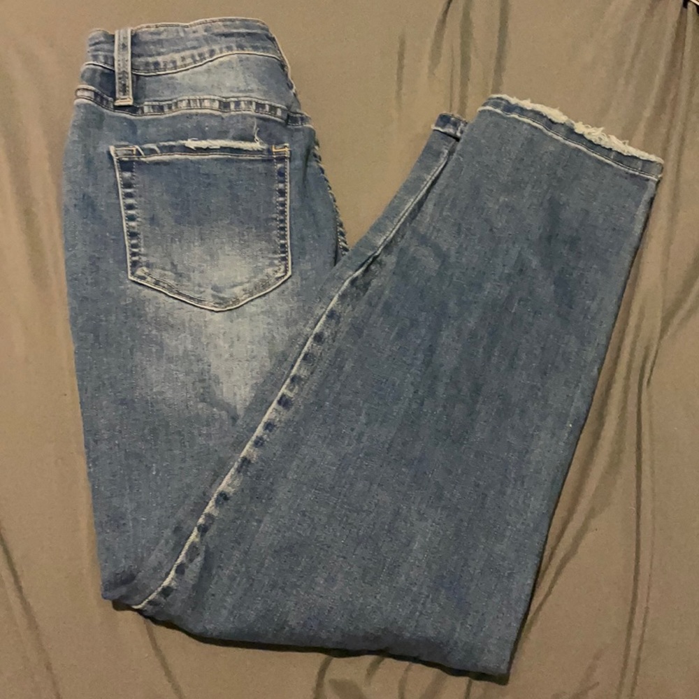 Blue Demi mom jeans, 7/28